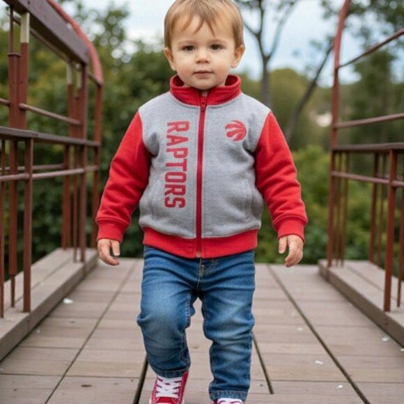 NBA Toronto Raptors Zip-Up Jacket size 3T - Picture 11 of 11